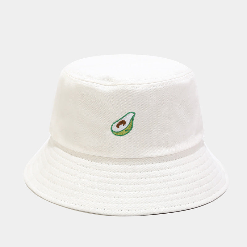 Wholesale Polyester Avocado Embroidery Bucket Hat
